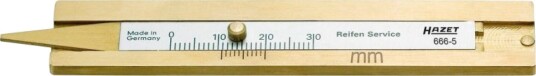 Helios Preisser 0180310 Dækprofilmåler Analog Måleområde Dybde 30 Mm Max