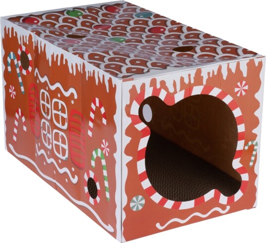 Tiaki Kloretunnel For Katter Pepperkake L 50 X B 30 X H 30 cm