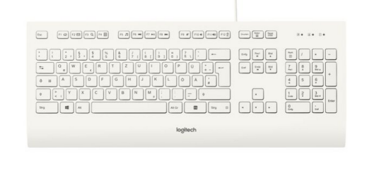 Logitech K280e - tastatur - Tysk - hvit Inn-enhet Logitech K280e - tastatur - Tysk - hvit Inn-enhet