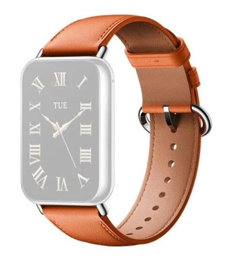 Xiaomi Smart Band 9 Pro/8 Pro Leather Quick Release Strap   Coral / Orange
