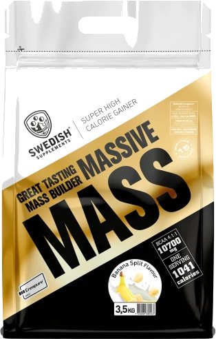 Swedish Supplements Massive Mass 3.5kg - Banana Split