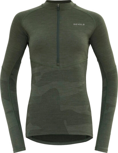 Sykkeltrøye til dame M Devold Standal Shirt Zip W M 421
