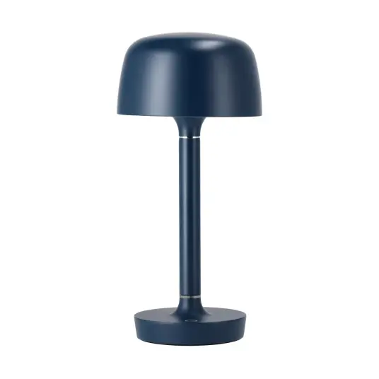 Scandi Living Halo bærbar bordlampe 25,5 cm Blue