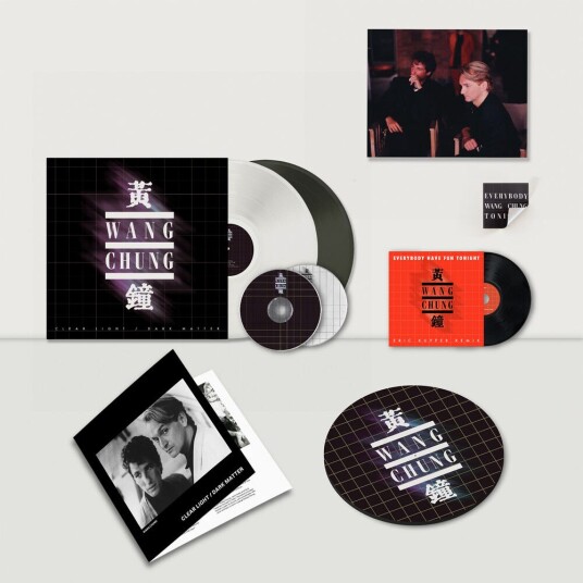 Wang Chung Clear Light / Dark Matter Clear White & Black LP/Vinyl