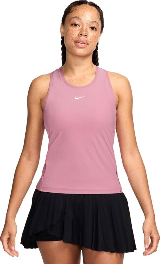 Nike W Nk Df Vctry Tank Padel  og tennissinglet dame Elemental Pink/White L