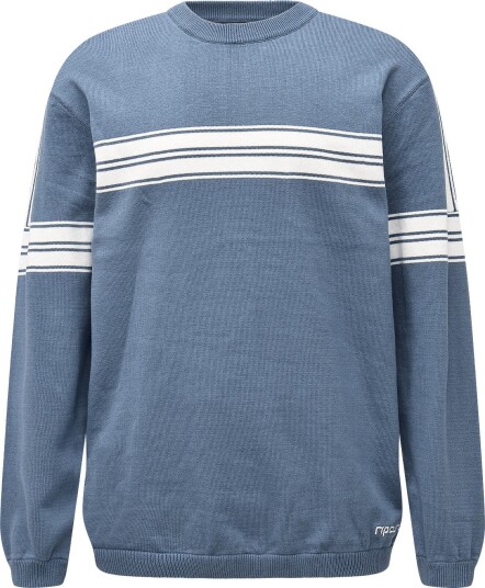 Rip Curl Archive Twu Stripe Crew Knit - BLUEFIN - S