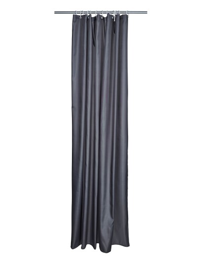 Noble House Shower Curtain Solid - Grey - 180X200CM x 3