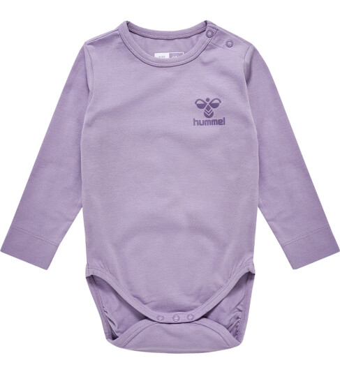 Hummel Body L/æ   hmlMino   Lavender Grå   Hummel   62   Langermet Body   Lilla