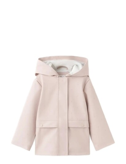 Mango Rubberised Star Print Jacket Pink 4 5 Mango Rubberised Star Print Jacket Pink 4 5
