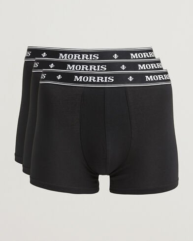 Morris 3-Pack Boxer Briefs Black Morris 3-Pack Boxer Briefs Black