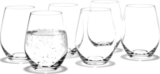 Holmegaard Cabernet vannglass klar 6-pakning 25 cl