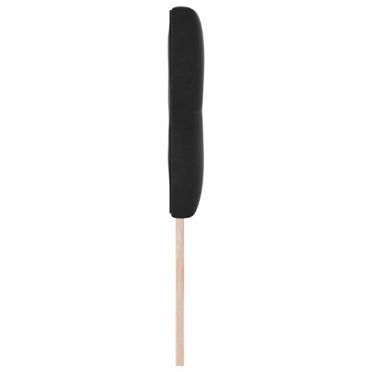 Sengegavl Med Knapper Svart 140 cm Velur