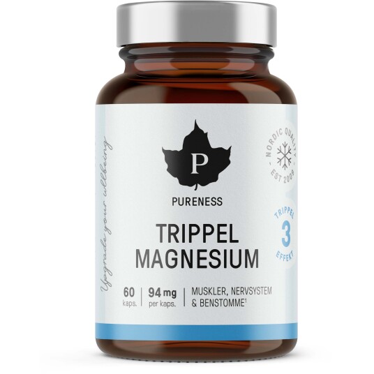 Pureness Trippel Magnesium 60 stk Pureness Trippel Magnesium 60 stk