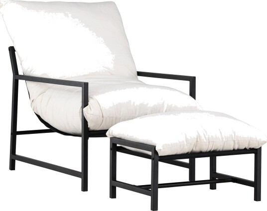 Venture Design Corso lenestol Svart/beige Svart