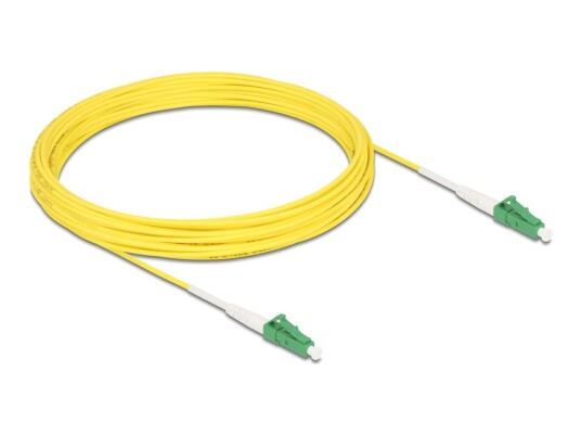 Delock Nettverkskabel Lc/Apc Hann Til Lc/Apc Hann 10 M 2 Mm Fiberoptisk Simpleks 9 / 125 Micron Os2 Halogenfri Gul 83233