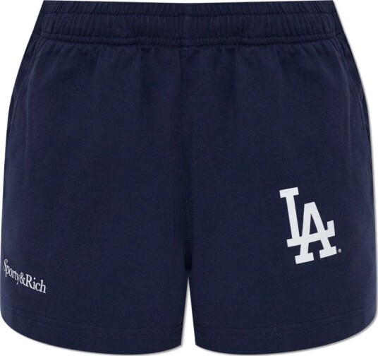 Sporty & Rich Dame Shorts Blå S, Sporty & Rich Dame Shorts Blå S,