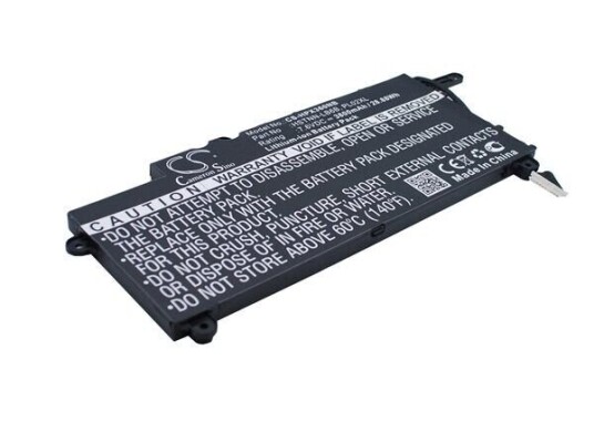 HP Pavilion x360 11-n055nd batteri (3800 mAh 7.6 V, Sort)