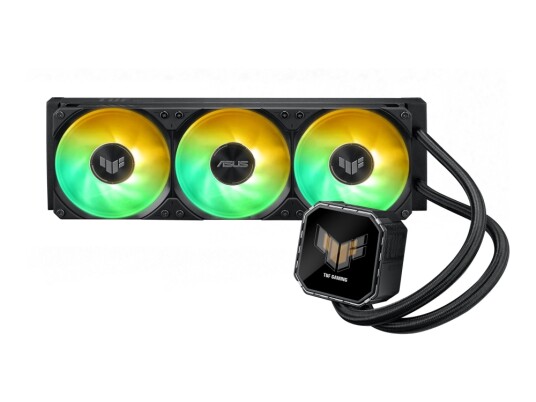 Asus Tuf Gaming Lc Iii 360 Argb Lcd - Væskekjølesystem For Prosessor - Radiatorstørrelse: 360 Mm - (For: Am4, Am5, Lga1851, Lga1700, Lga1200) - Kobber - 120 Mm