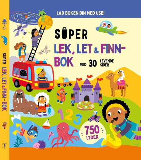 Lek, let & finn med 750 lyder og USB lading
