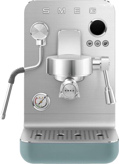 Smeg Minipro Espressomaskin 1,7L med integrert melkeskummer Emerald Green EMC02