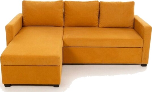Tareen Sofa med Divan 3 seter Sennepsgul Tareen Sofa med Divan 3 seter Sennepsgul