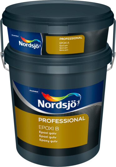 NORDSJØ PROFESSIONAL EPOXY GULV MELLOMGRÅ 4L