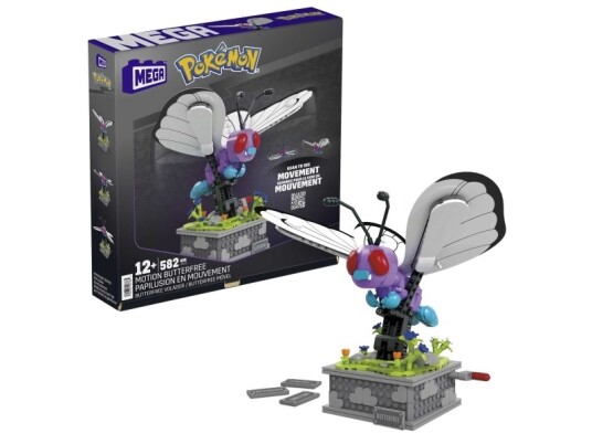 Mega Pokémon Hkt22 Byggesett 12 År Plast 582 Stykker 1,08 Kg