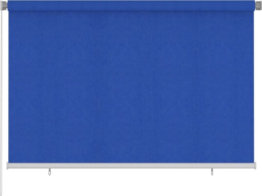 vidaXL Utendørs rullegardin 225 (B) x 140 (H) cm blå HDPE vidaXL Utendørs rullegardin 225 (B) x 140 (H) cm blå HDPE