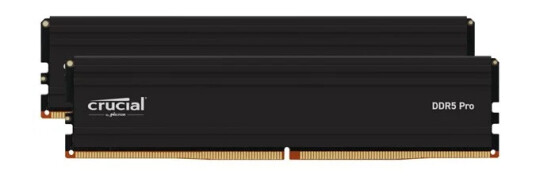Crucial 32GB DDR5-6000 RAM Kit med CL48 for Stasjonær PC - Svart Crucial 32GB DDR5-6000 RAM Kit med CL48 for Stasjonær PC - Svart