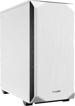 be quiet! Pure Base 500 Midi Tower Kabinett Støydempet Hvit be quiet! Pure Base 500 Midi Tower Kabinett Støydempet Hvit