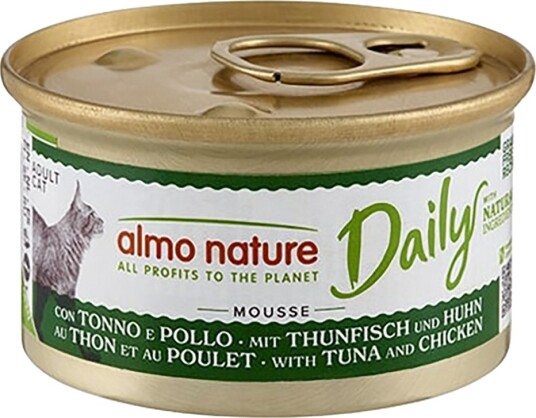 Almo Nature Daily Menu Mousse Med Tunfisk Og Kylling 6 X 85 G