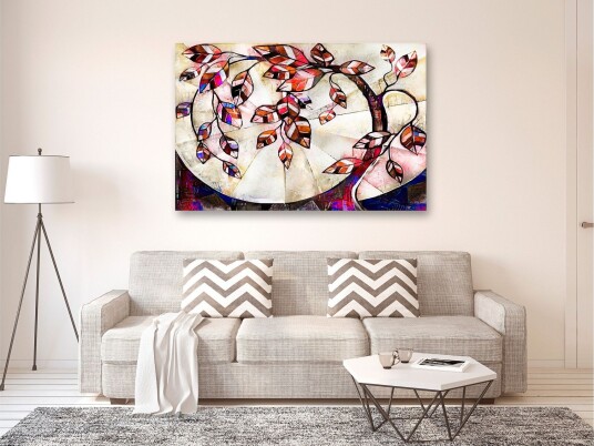 Tavle Stylish Tree 1 Part Wide 120X80 Artgeist sp. z o. o.