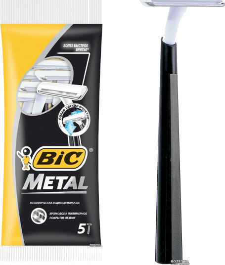BIC 1 Metall Engangsskraper 5 pcs. BIC 1 Metall Engangsskraper 5 pcs.