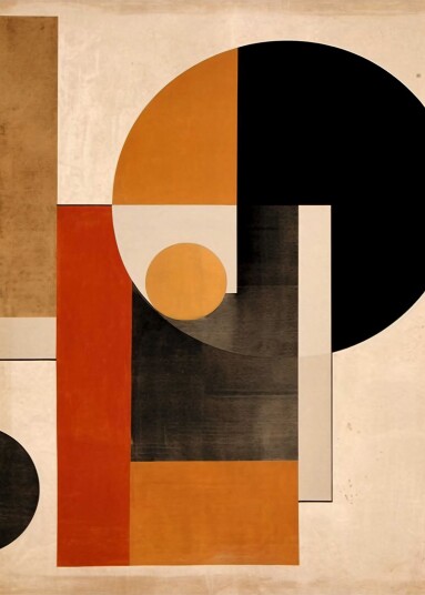 Plakat   Geometrisk Abstrakt