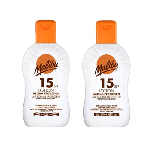 Malibu Lotion SPF 15 200 ml + Malibu Soothing After Sun Lotion 400 ml