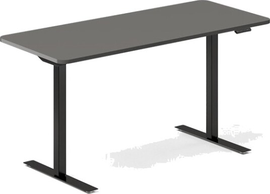 Hæve Sænkebord Dna Antracit 1400X600 Mm 2 Ben/Sort