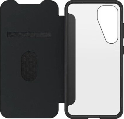 OtterBox React Folio Mobildeksel for Samsung Galaxy S25 Svart Krystall