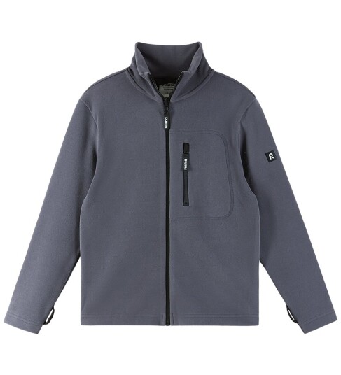 Reima Kids' Fleece Sweater Iisisti Soft Black 128 Reima Kids' Fleece Sweater Iisisti Soft Black 128