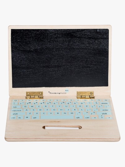 Bloomingville Elena Toy Computer - Beige - 2.5X17X24CM Bloomingville Elena Toy Computer - Beige - 2.5X17X24CM