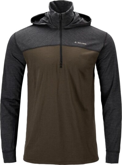 Aclima Men's LightWool 180 Hoodie Tarmac/Marengo M, Tarmac / Marengo Aclima Men's LightWool 180 Hoodie Tarmac/Marengo M, Tarmac / Marengo