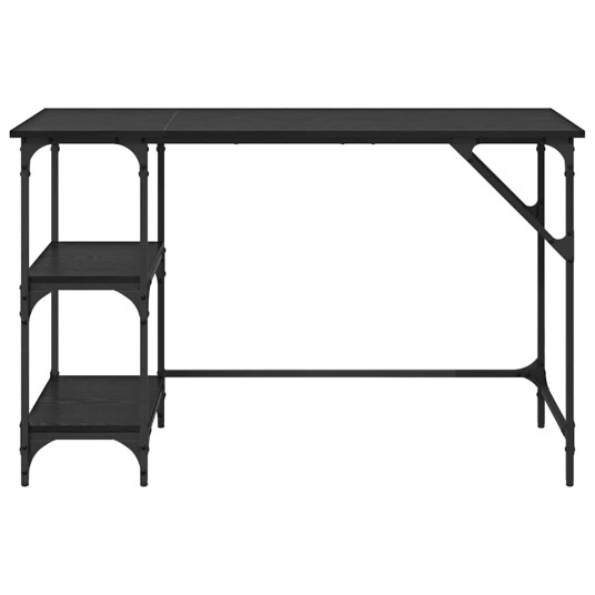 Skrivebord Svart Eik 120 x 50 x 75 cm Konstruert tre Skrivebord Svart Eik 120 x 50 x 75 cm Konstruert tre