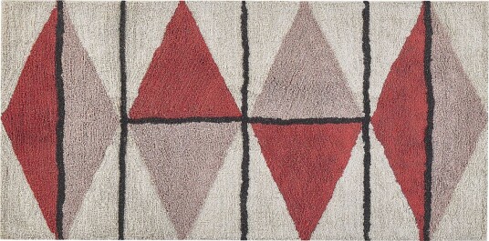 Purnia Ryeteppe 80x150 cm - Rød