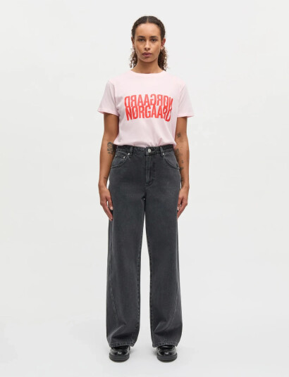 Mads Nørgaard Single Cotton Trenda P Tee Pink S Mads Nørgaard Single Cotton Trenda P Tee Pink S