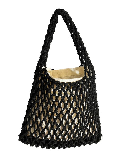Pipol"s Bazaar Maria Net Bag Black Black ONE SIZE