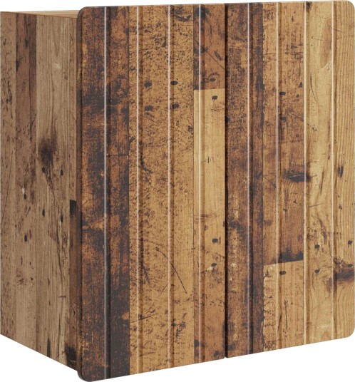 vidaXL Vegghengt skap Gammelt tre 59 x 31 x 64 cm Konstruert tre
