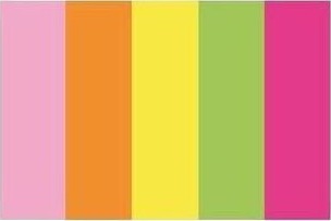 D.Rect Indeksfaner 15X50 Mm Papir Neon