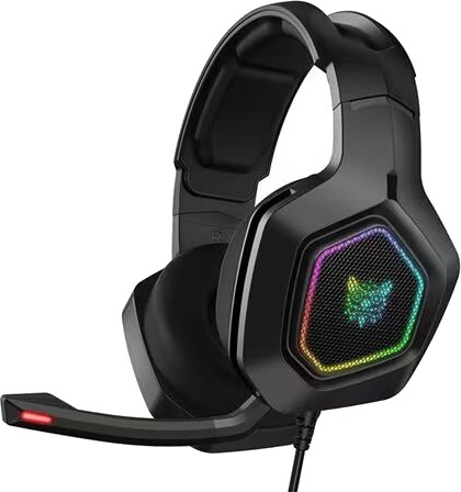 Onikuma Gaming-hodesett med 50 mm høyttalere og støyreduserende mikrofon svart Onikuma Gaming-hodesett med 50 mm høyttalere og støyreduserende mikrofon svart
