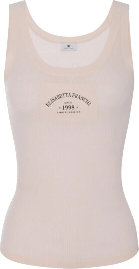 Elisabetta Franchi Dame Topper Beige L,