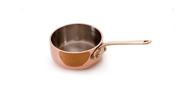 M'150b Sautépanne Mini Ø7cm kobber/stål/bronse M'150b Sautépanne Mini Ø7cm kobber/stål/bronse