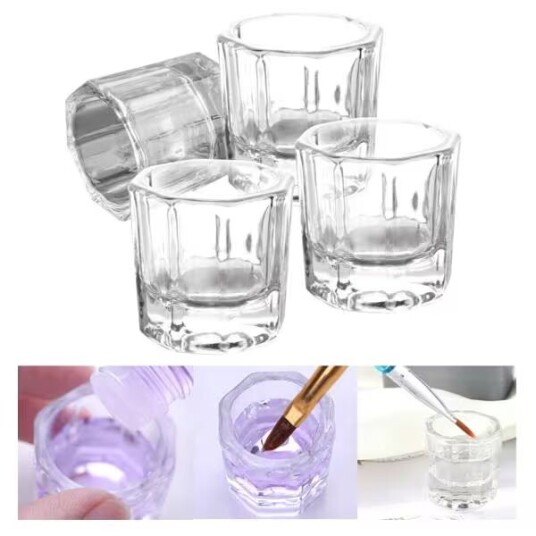 Diskkopp Dappen dish Crystal Glass cup Acrylic Liquid